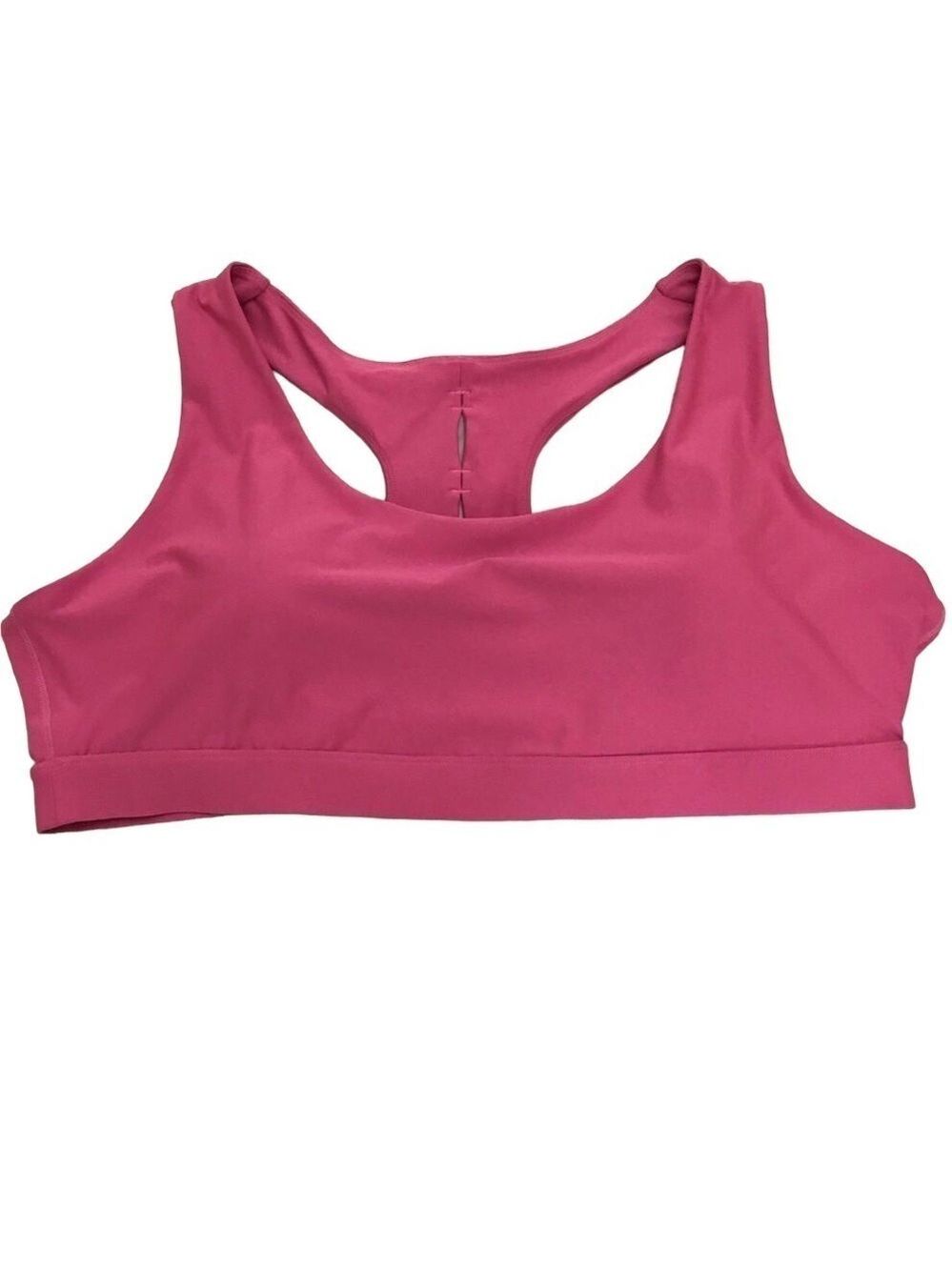 Nwot Sports bra Plus sise 4X bra pink racer back padded